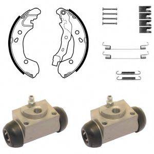 Комплект гальмівних колодок DELPHI KP1086