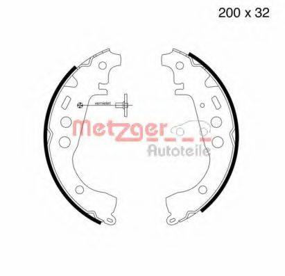 METZGER MG723 Комплект гальмівних колодок