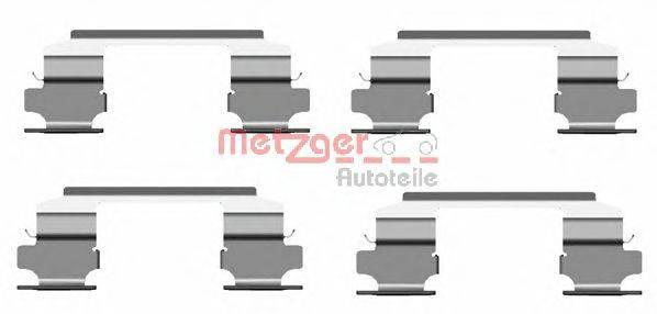 METZGER 1091686 Комплектующие, колодки дискового тормоза