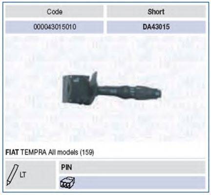 MAGNETI MARELLI 000043015010 Выключатель на колонке рулевого управления