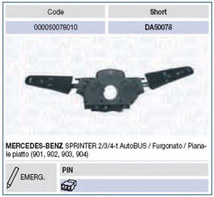 Вимикач на колонці кермового керування MAGNETI MARELLI 000050078010