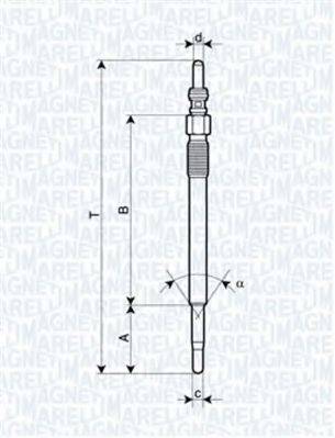 Свічка розжарювання MAGNETI MARELLI 062900048304