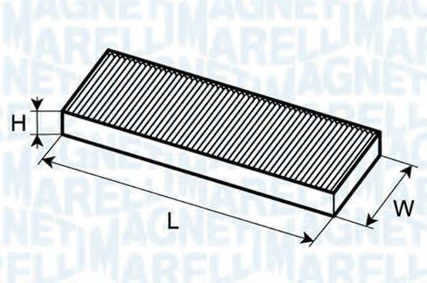 MAGNETI MARELLI 350203061580 Фільтр, повітря у внутрішньому просторі