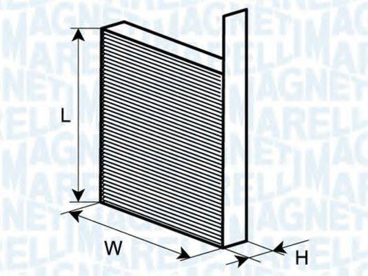 MAGNETI MARELLI 350203062190 Фільтр, повітря у внутрішньому просторі
