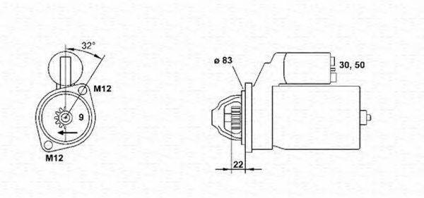 MAGNETI MARELLI 943251334010 Стартер