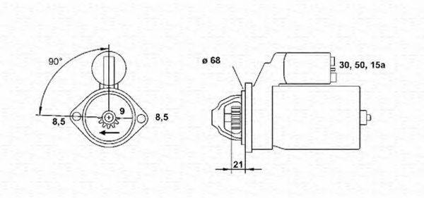 MAGNETI MARELLI 943251613010 Стартер