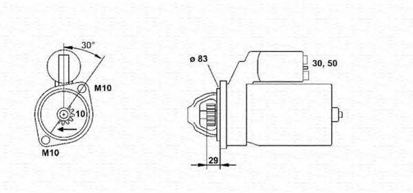 MAGNETI MARELLI 943251664010 Стартер