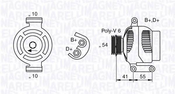 MAGNETI MARELLI 063377022010 Генератор