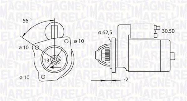 MAGNETI MARELLI 063523623010 Стартер