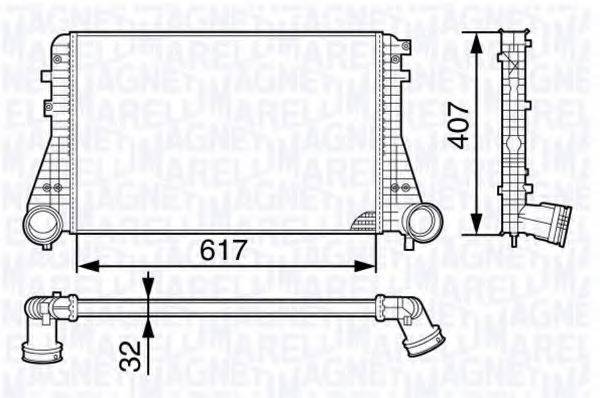 MAGNETI MARELLI 351319202830 Интеркулер