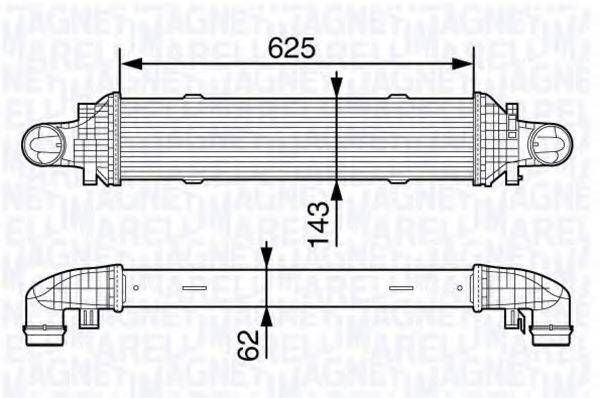 Интеркулер MAGNETI MARELLI 351319203350