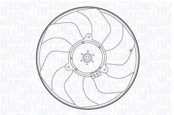 Вентилятор, охолодження двигуна MAGNETI MARELLI 069422562010