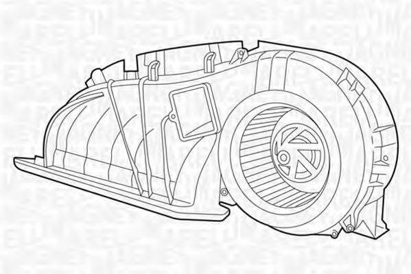 MAGNETI MARELLI 069401324010 Вентилятор салону