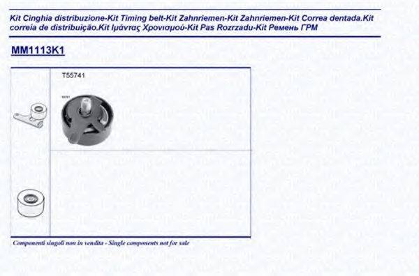 MAGNETI MARELLI 341311131101 Комплект ременя ГРМ